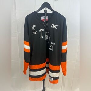 Ethik Hockey Jersey Orange and Black Size XXL